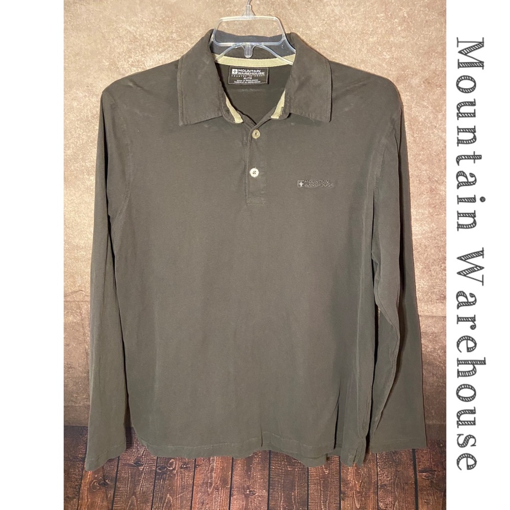 Mountain Warehouse Ls Pullover Collared, Button N… - image 1